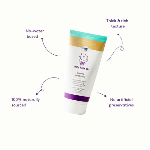 natural baby eczema moisturiser benefits