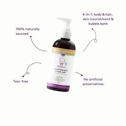 natural baby shampoo and body wash benefits