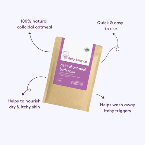Buy 3 & Save: Oatmeal Bath Soak - Itchy Baby Co.