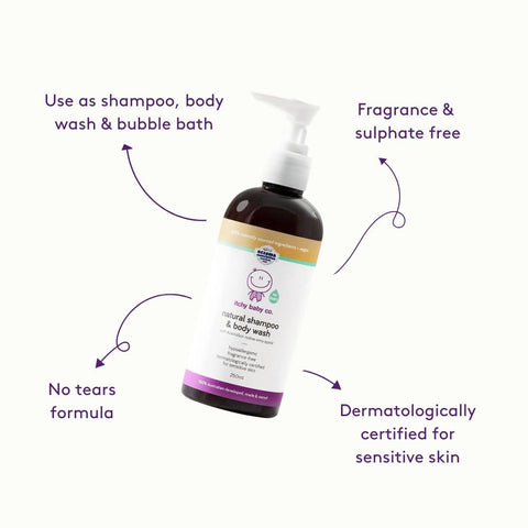 Buy 3 & Save: Shampoo & Body Wash 250ml - Itchy Baby Co.