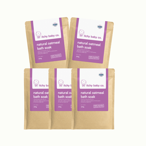Natural Oatmeal Bath Soak - Itchy Baby Co.