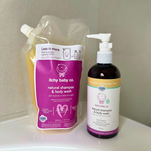 Natural Shampoo & Body Wash Refill 500mL - Itchy Baby Co.