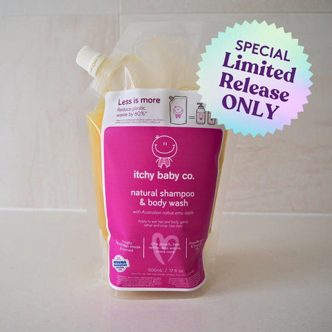 Natural Shampoo & Body Wash Refill 500mL - Itchy Baby Co.