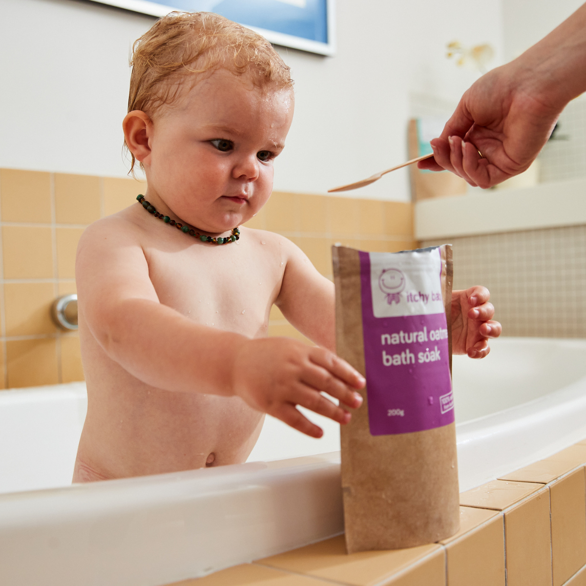 Natural Baby Oatmeal Bath Soak Itchy baby co. Itchy Baby Co.