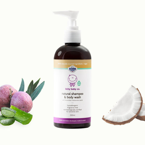 Natural Shampoo & Body Wash 250ml - Itchy Baby Co.